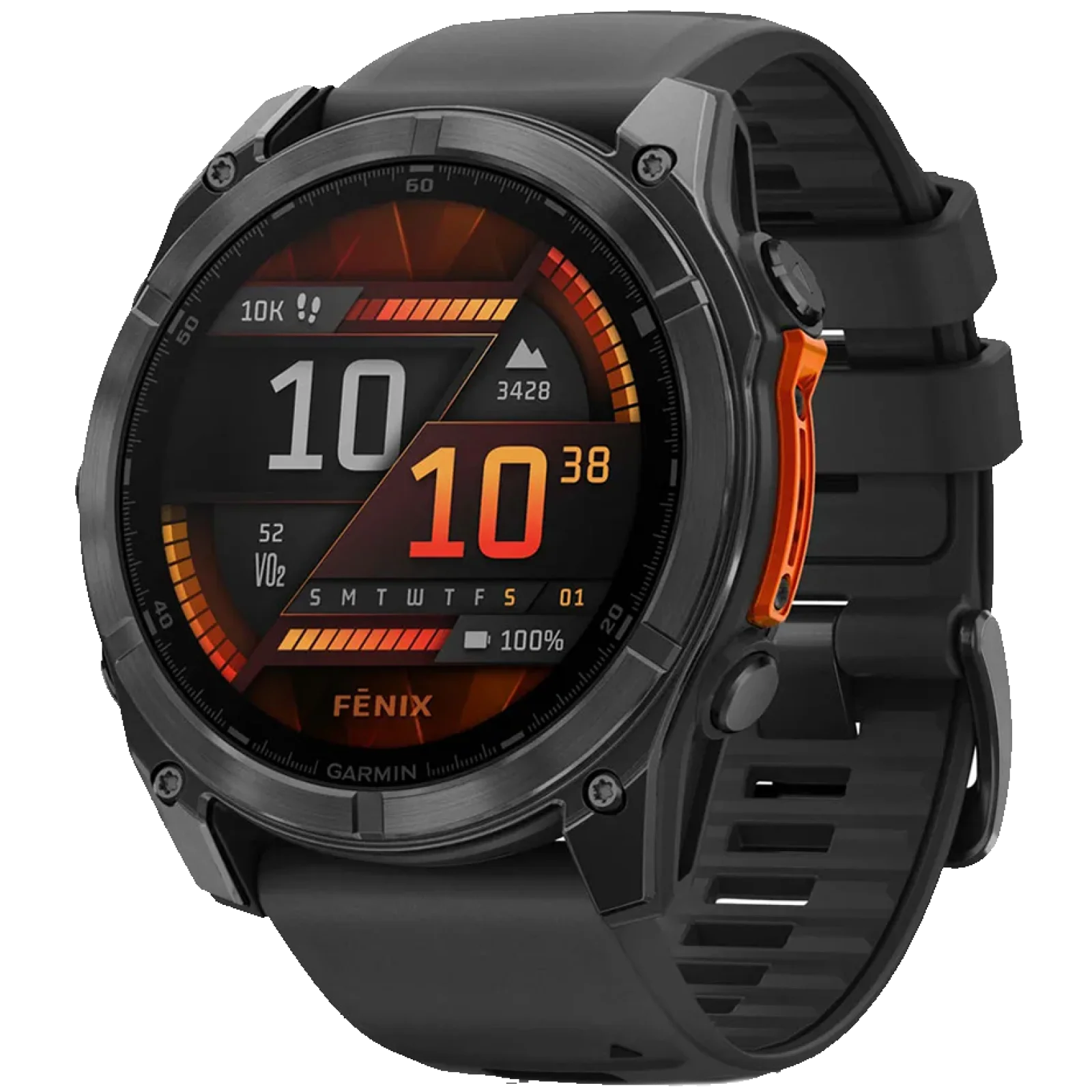 Смарт-годинник Garmin Fenix 8 Amoled 51mm Slate Gray with Black Silicone Band (010-02905-00)
