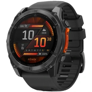 Смарт-годинник Garmin Fenix 8 Amoled 51mm Slate Gray with Black Silicone Band (010-02905-00)