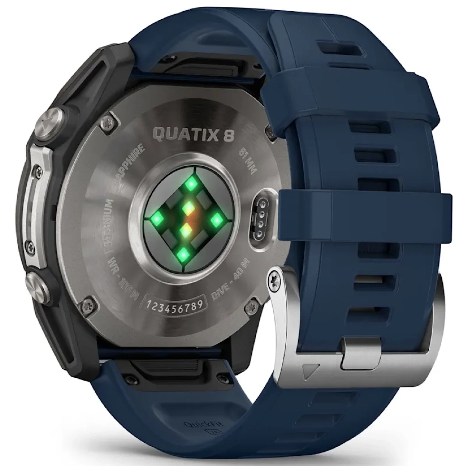 Смарт-годинник Garmin Quatix 8 51mm AMOLED Sapphire (010-02905-91)