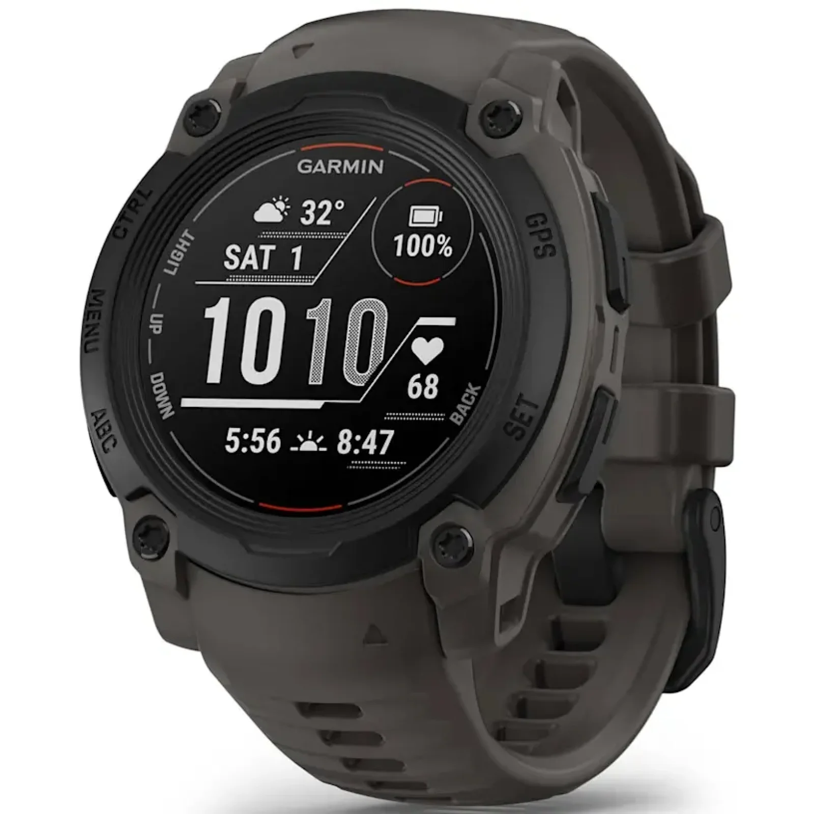 Смарт-часы Garmin Instinct E 40mm Black with Charcoal Band (010-02932-00/13) UA