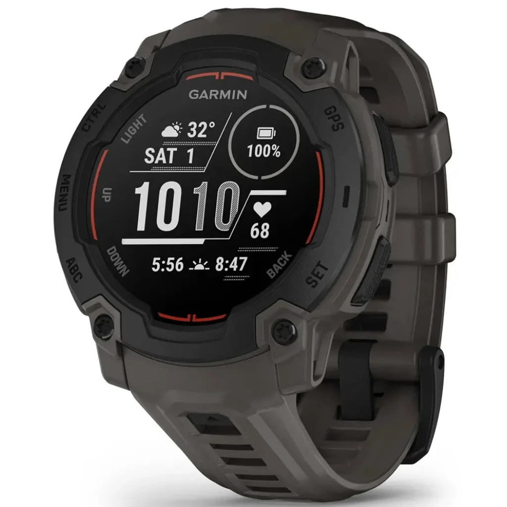 Смарт-годинник Garmin Instinct E 45mm Black with Charcoal Band (010-02933-00)