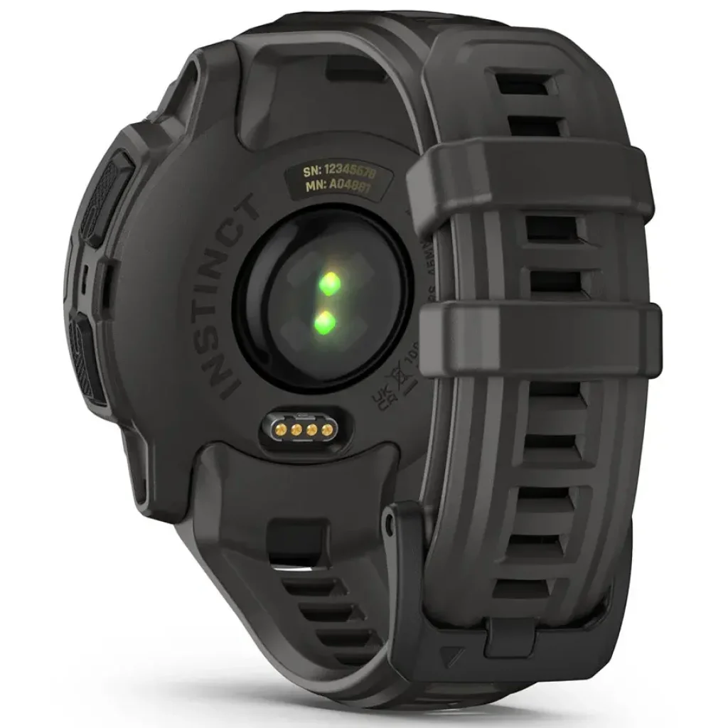 Смарт-годинник Garmin Instinct E 45mm Black with Charcoal Band (010-02933-00)
