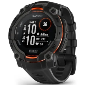 Смарт-годинник Garmin Instinct 3 45mm Solar Black with Black Band (010-02934-00/40) UA