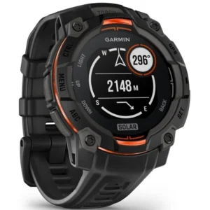 Смарт-годинник Garmin Instinct 3 45mm Solar Black with Black Band (010-02934-00/40) UA
