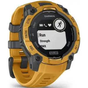 Смарт-годинник Garmin Instinct 3 45mm Solar Sunburst with Sunburst/Gray Band (010-02934-02)