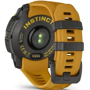 Смарт-годинник Garmin Instinct 3 45mm Solar Sunburst with Sunburst/Gray Band (010-02934-02)