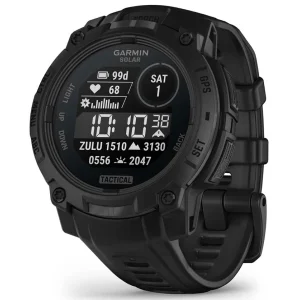 Смарт-годинник Garmin Instinct 3 45mm Solar Tactical Edition Black with Black Band (010-02934-50)