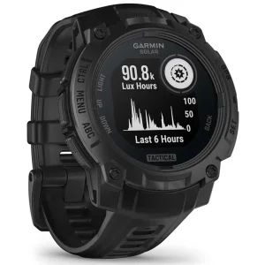 Смарт-годинник Garmin Instinct 3 45mm Solar Tactical Edition Black with Black Band (010-02934-50)