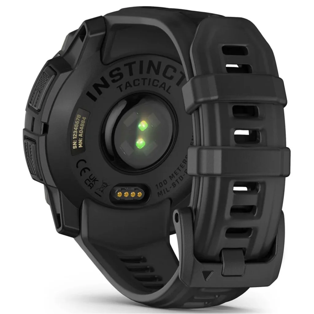 Смарт-годинник Garmin Instinct 3 45mm Solar Tactical Edition Black with Black Band (010-02934-50)