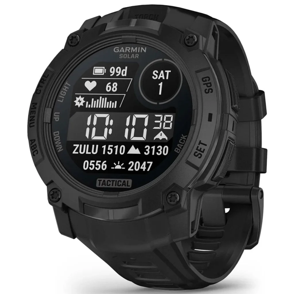 Смарт-часы Garmin Instinct 3 50mm Solar Tactical Edition Black with Black Band (010-02935-50)