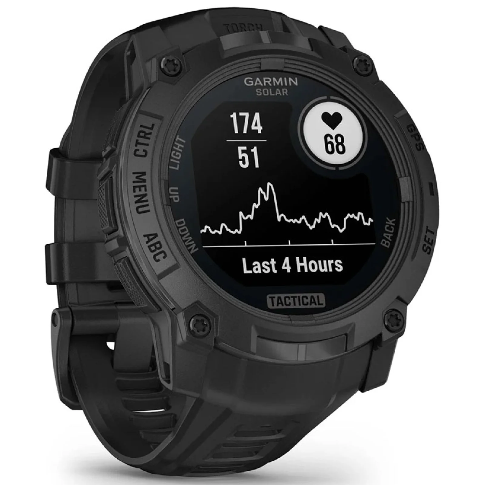 Смарт-часы Garmin Instinct 3 50mm Solar Tactical Edition Black with Black Band (010-02935-50)