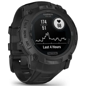 Смарт-часы Garmin Instinct 3 50mm Solar Tactical Edition Black with Black Band (010-02935-50)