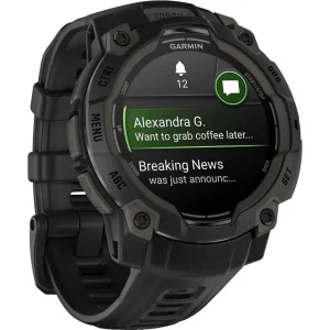 Смарт-годинник Garmin Instinct 3 45mm AMOLED Black with Black Band (010-02936-00/40) UA