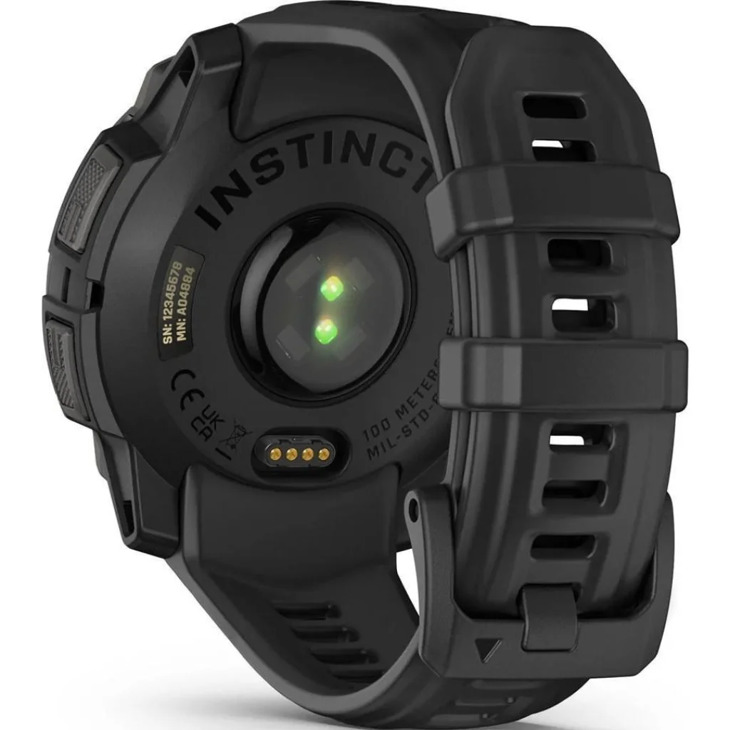 Смарт-годинник Garmin Instinct 3 45mm AMOLED Black with Black Band (010-02936-00/40) UA
