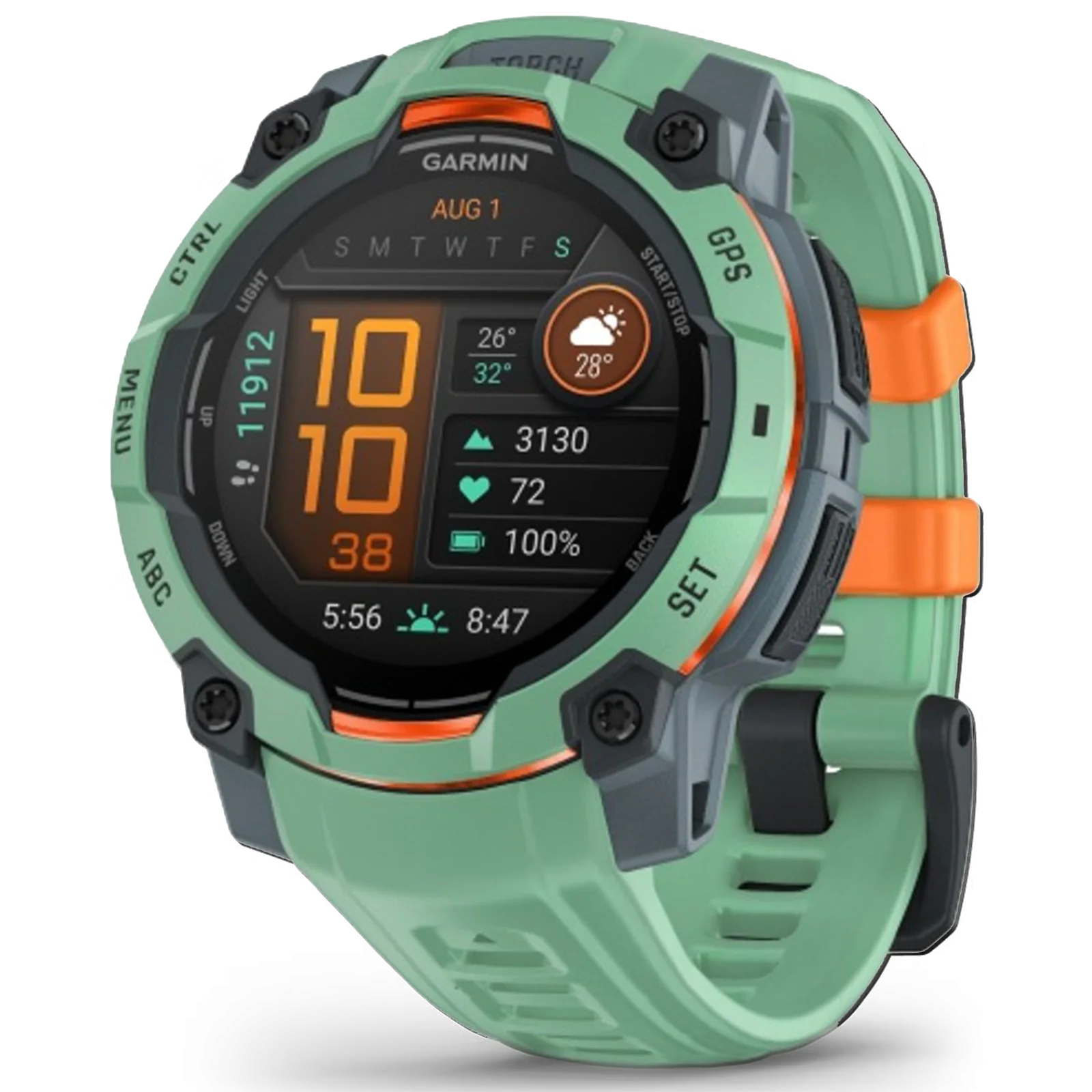 Смарт-годинник Garmin Instinct 3 45mm AMOLED Neo Tropic with Neo Tropic Band (010-02936-01)