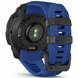 Смарт-годинник Garmin Instinct 3 45mm AMOLED Black with Blue Band (010-02936-03)