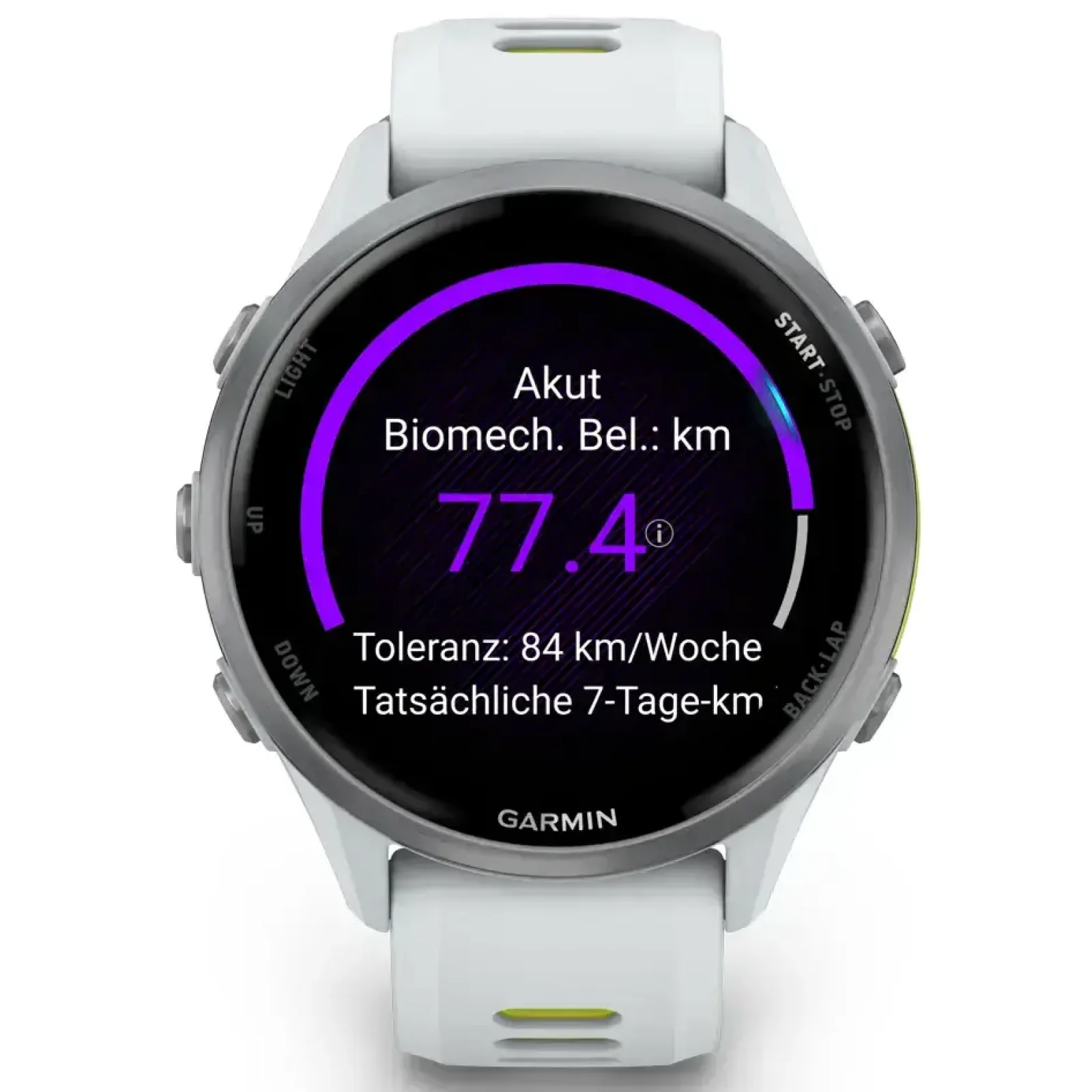 Смарт-часы Garmin Forerunner 970 Titanium with Whitestone Case and Whitestone/Translucent Amp Yellow Band (010-02969-01/11/61) UA
