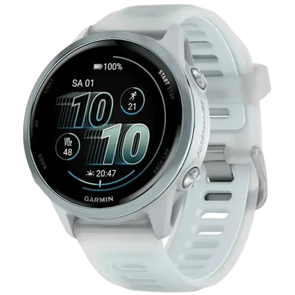 Смарт-часы Garmin Forerunner 570 42mm Cloud Blue Aluminum with Translucent Whitestone/Cloud Blue Band (010-02970-01)