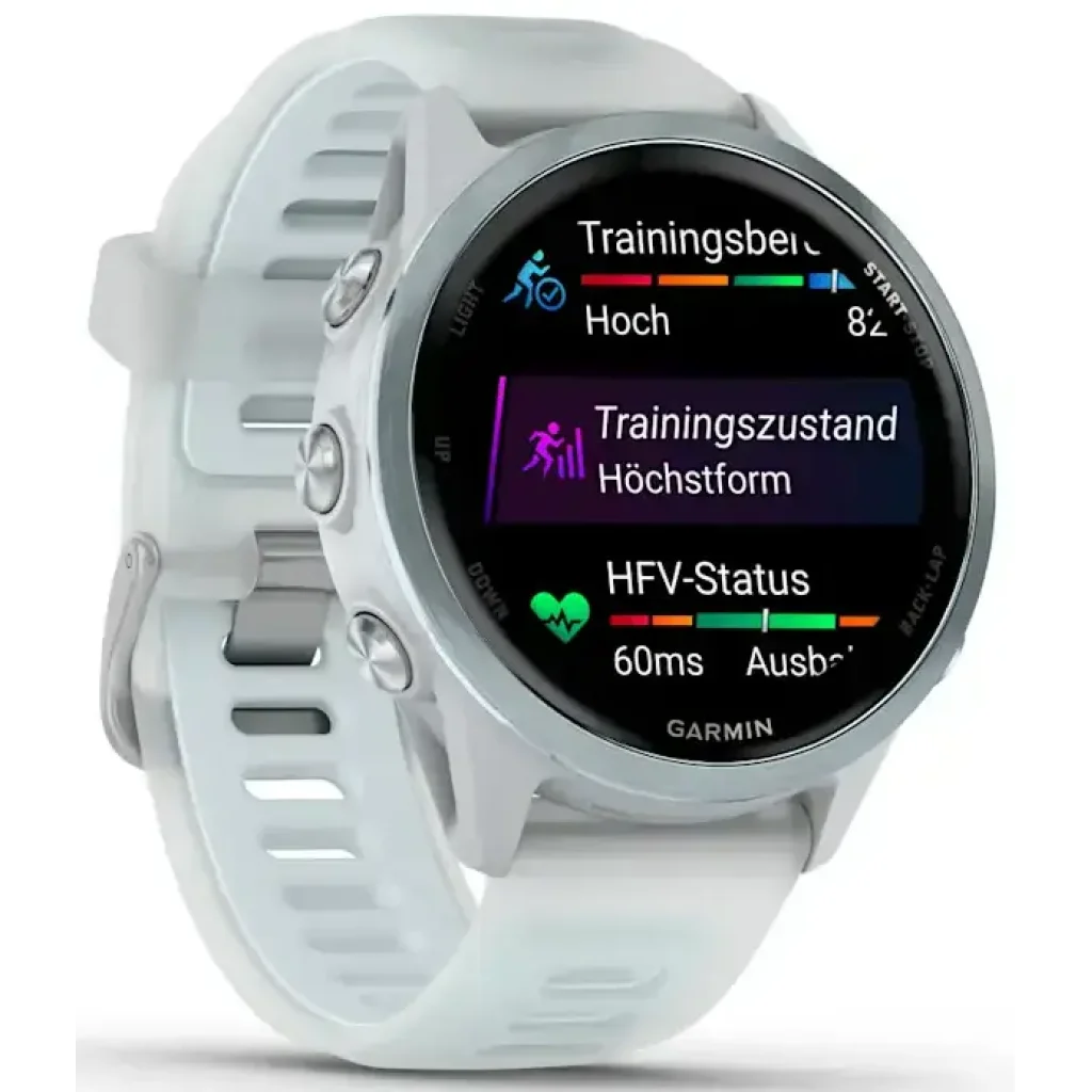 Смарт-часы Garmin Forerunner 570 42mm Cloud Blue Aluminum with Translucent Whitestone/Cloud Blue Band (010-02970-01)