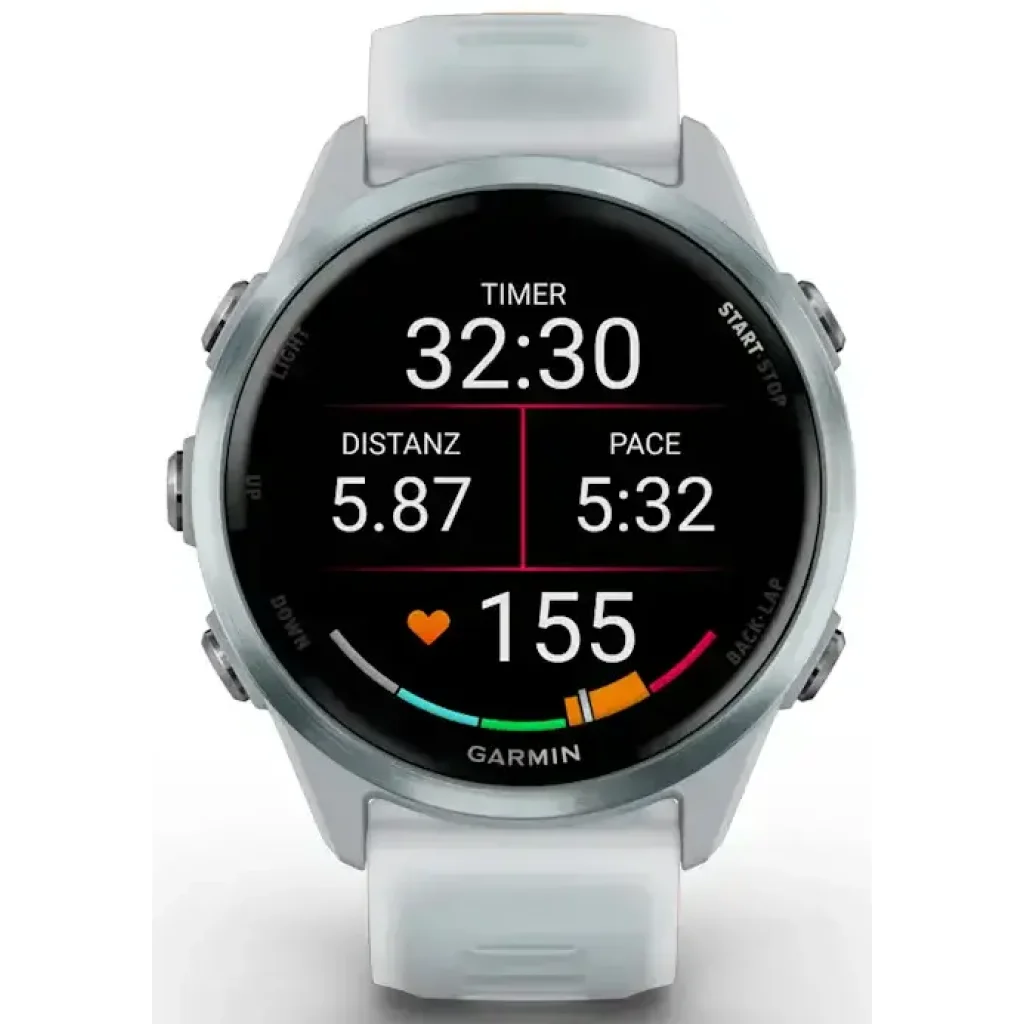 Смарт-часы Garmin Forerunner 570 42mm Cloud Blue Aluminum with Translucent Whitestone/Cloud Blue Band (010-02970-01)