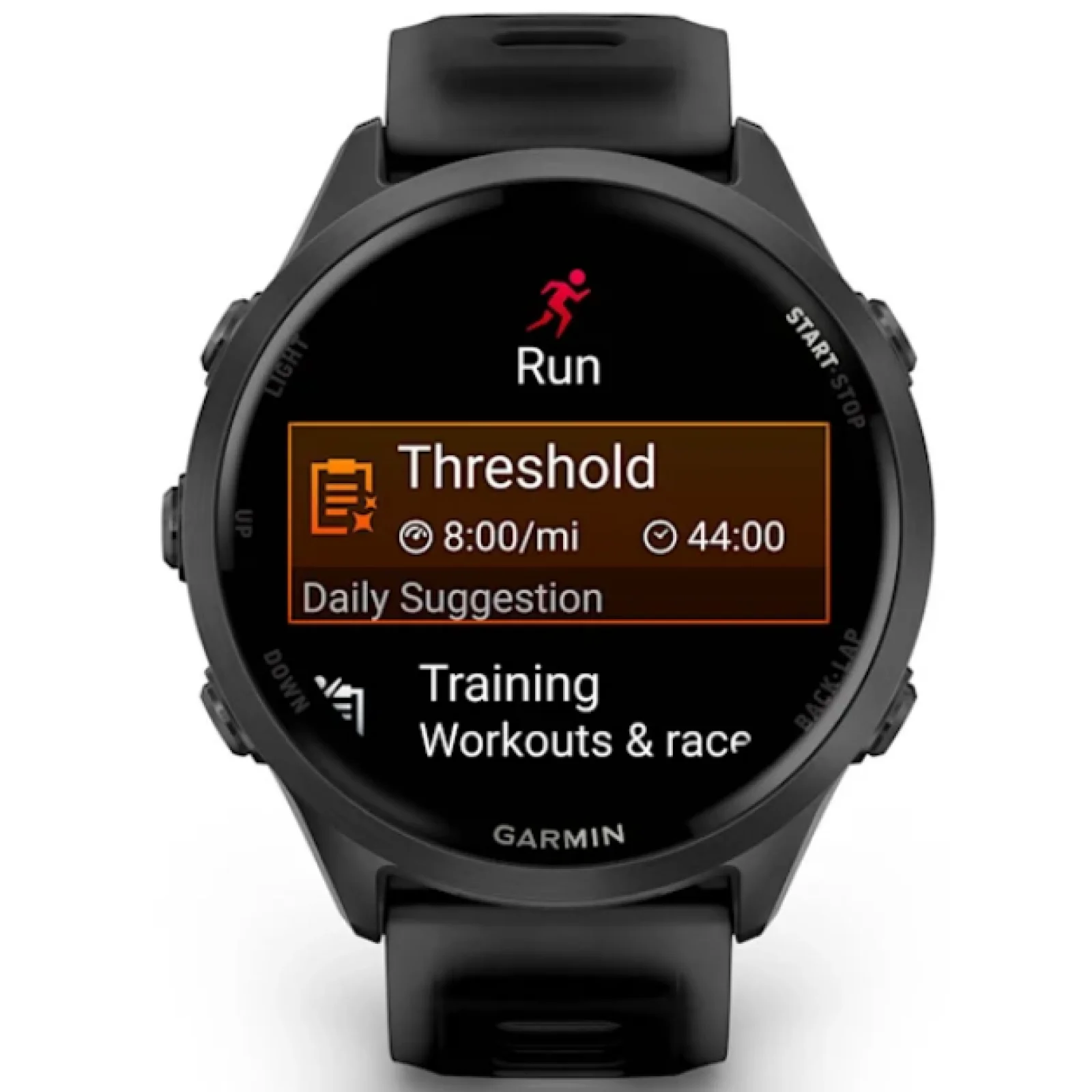 Смарт-годинник Garmin Forerunner 570 47mm Slate Gray Aluminum with Translucent Black/Black Band (010-02971-00)