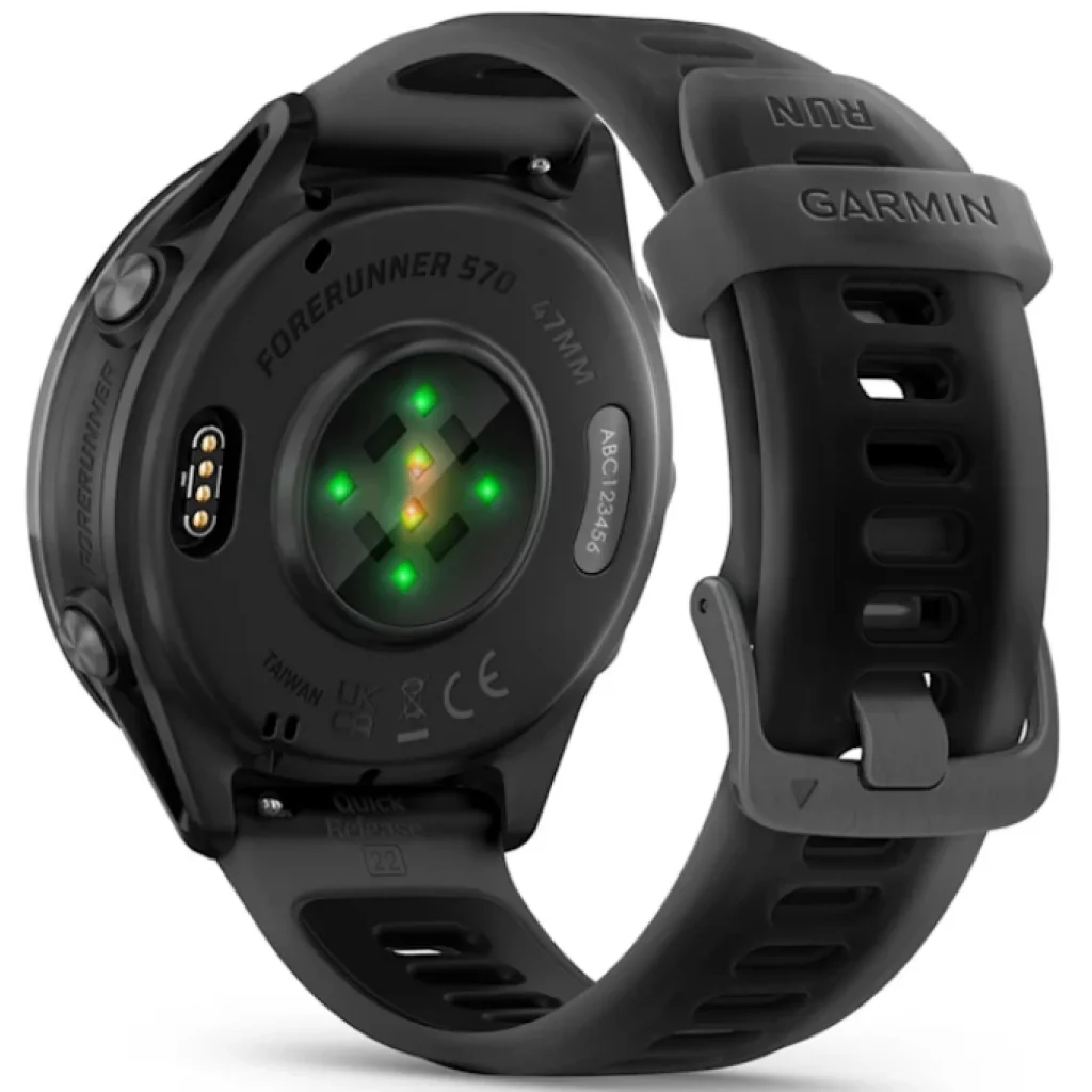 Смарт-годинник Garmin Forerunner 570 47mm Slate Gray Aluminum with Translucent Black/Black Band (010-02971-00)