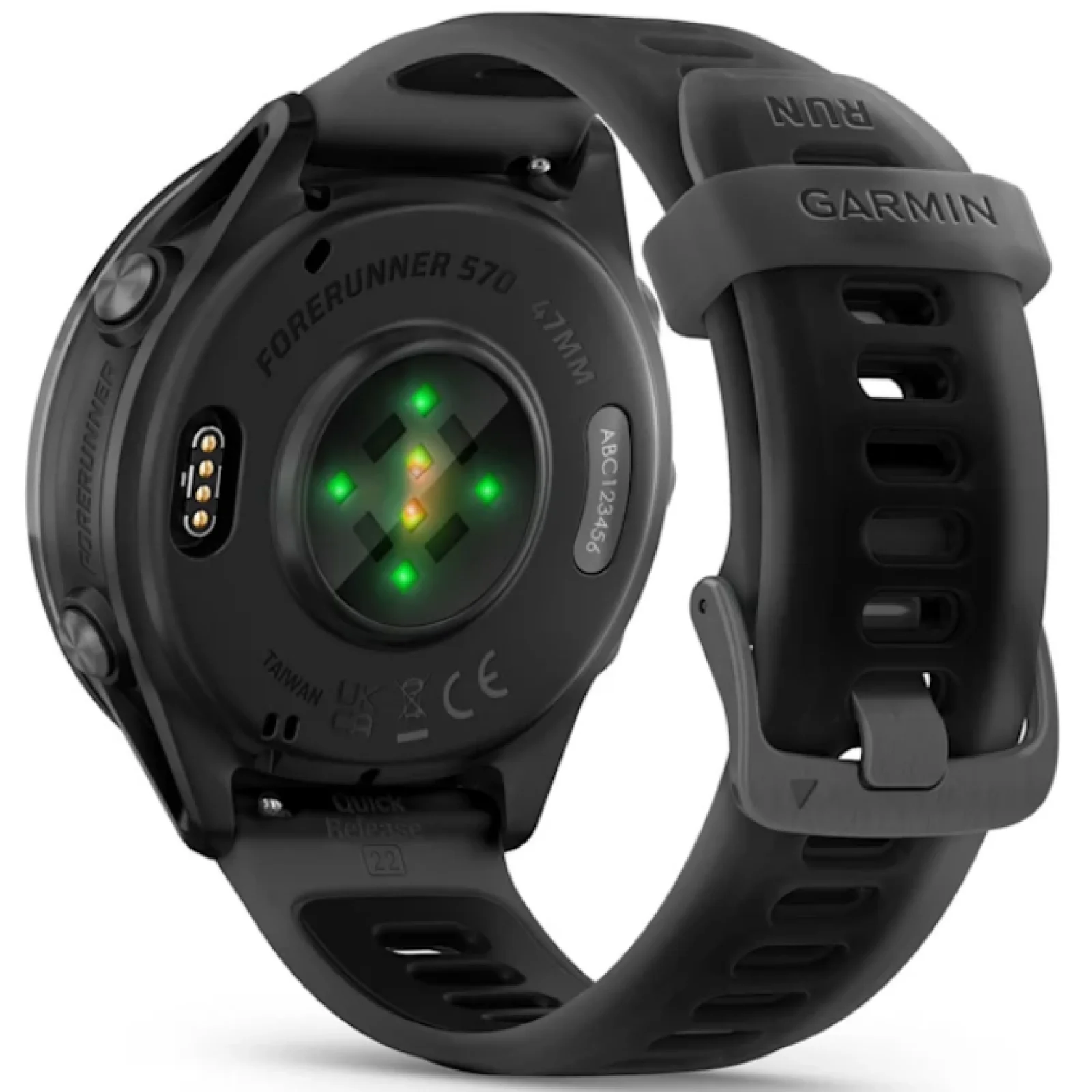 Смарт-годинник Garmin Forerunner 570 47mm Slate Gray Aluminum with Translucent Black/Black Band (010-02971-00)