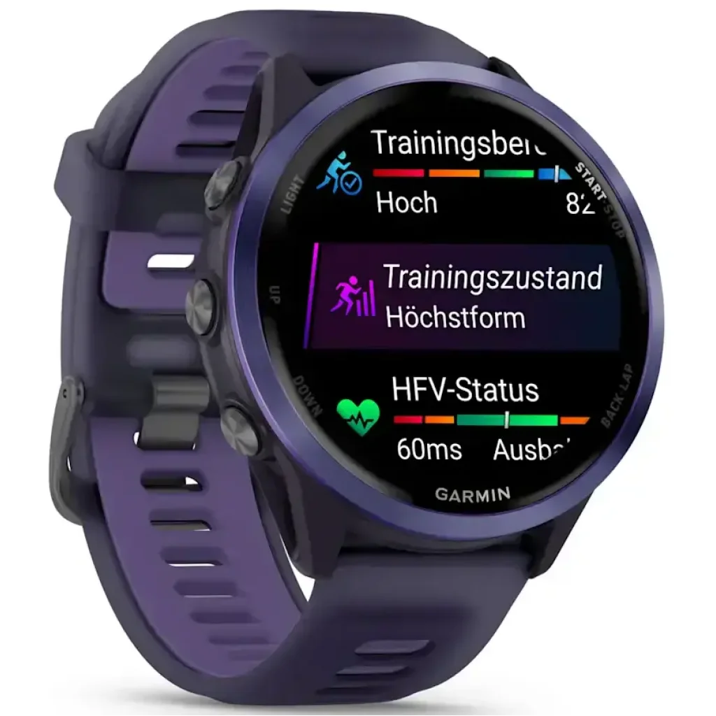 Смарт-годинник Garmin Forerunner 570 47mm Indigo Aluminum with Translucent Imperial Purple/Indigo Band (010-02971-02)