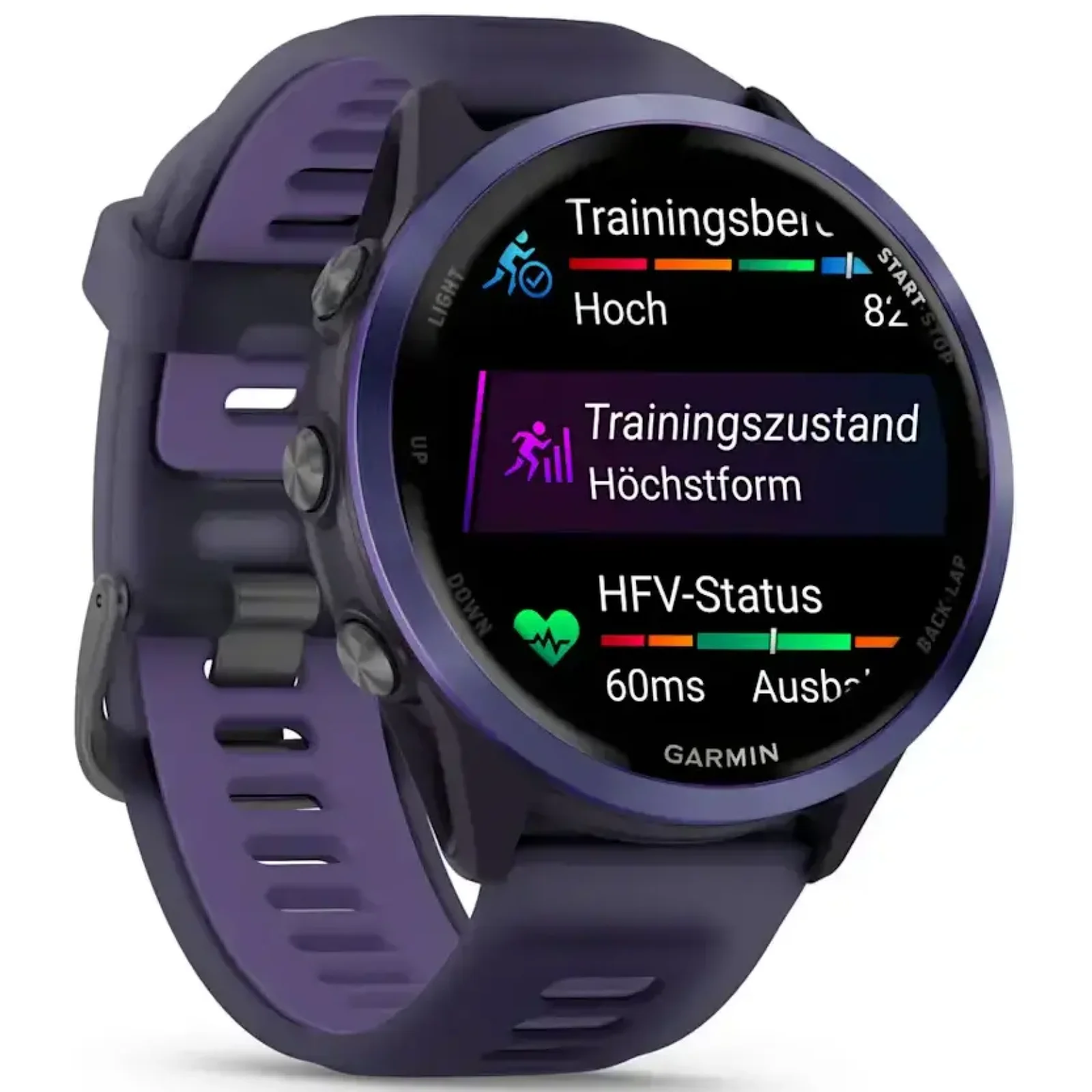 Смарт-годинник Garmin Forerunner 570 47mm Indigo Aluminum with Translucent Imperial Purple/Indigo Band (010-02971-02)