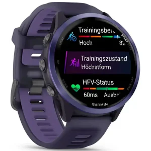 Смарт-годинник Garmin Forerunner 570 47mm Indigo Aluminum with Translucent Imperial Purple/Indigo Band (010-02971-02)