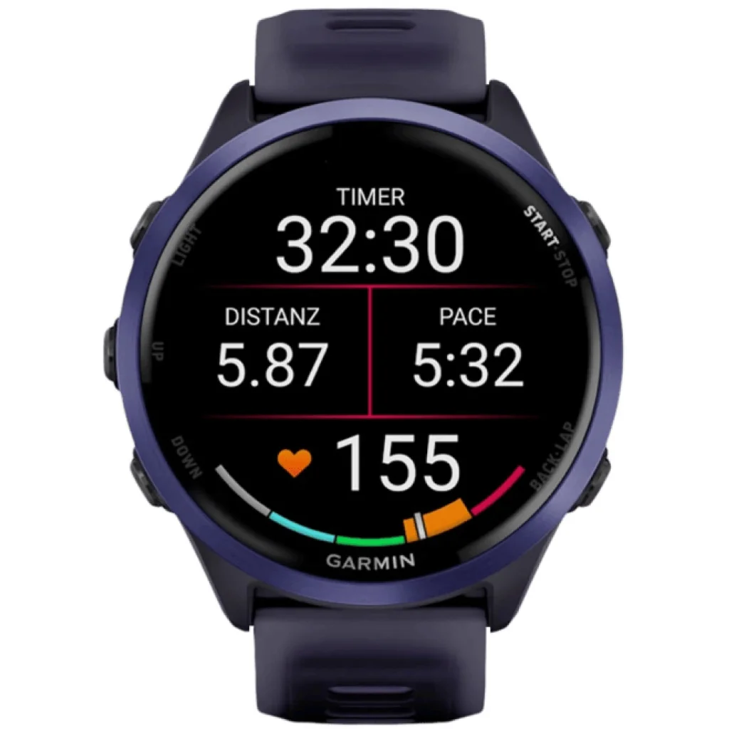 Смарт-годинник Garmin Forerunner 570 47mm Indigo Aluminum with Translucent Imperial Purple/Indigo Band (010-02971-02)