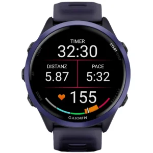Смарт-годинник Garmin Forerunner 570 47mm Indigo Aluminum with Translucent Imperial Purple/Indigo Band (010-02971-02)