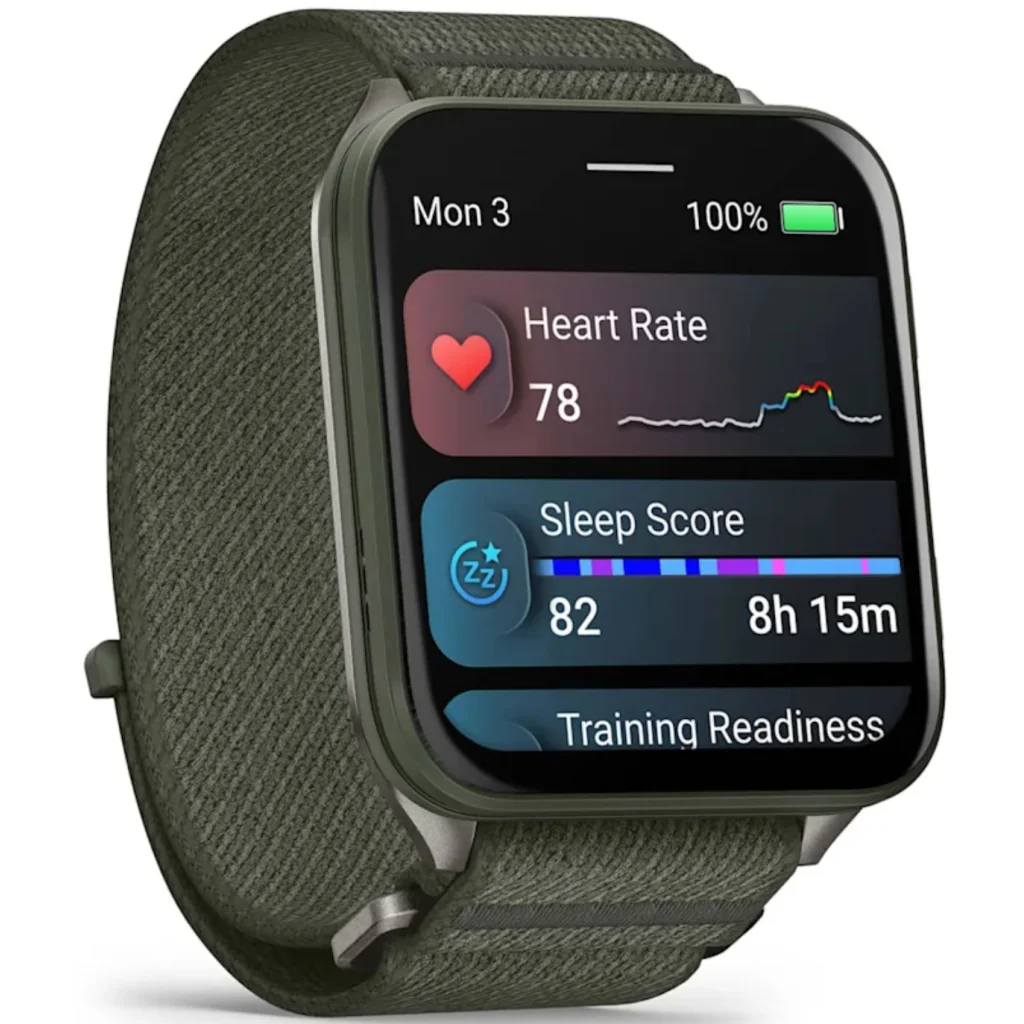 Смарт-часы GARMIN Venu 3S Slate Stainless Steel Bezel with Pebble Gray Case and Silicone Band (010-02785-00/50)