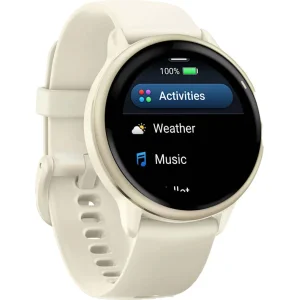 Смарт-годинник Garmin Vivoactive 6 Lunar Gold with Bone Band (010-02985-01)