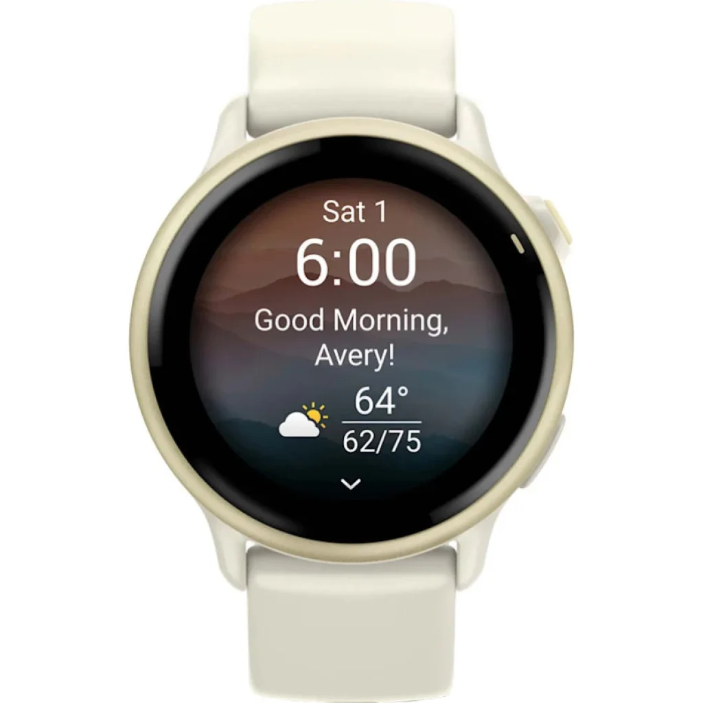 Смарт-годинник Garmin Vivoactive 6 Lunar Gold with Bone Band (010-02985-01)