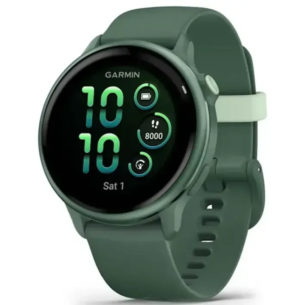 Смарт-годинник Garmin Vivoactive 6 Metallic Jasper Green with Jasper Green Band (010-02985-02)