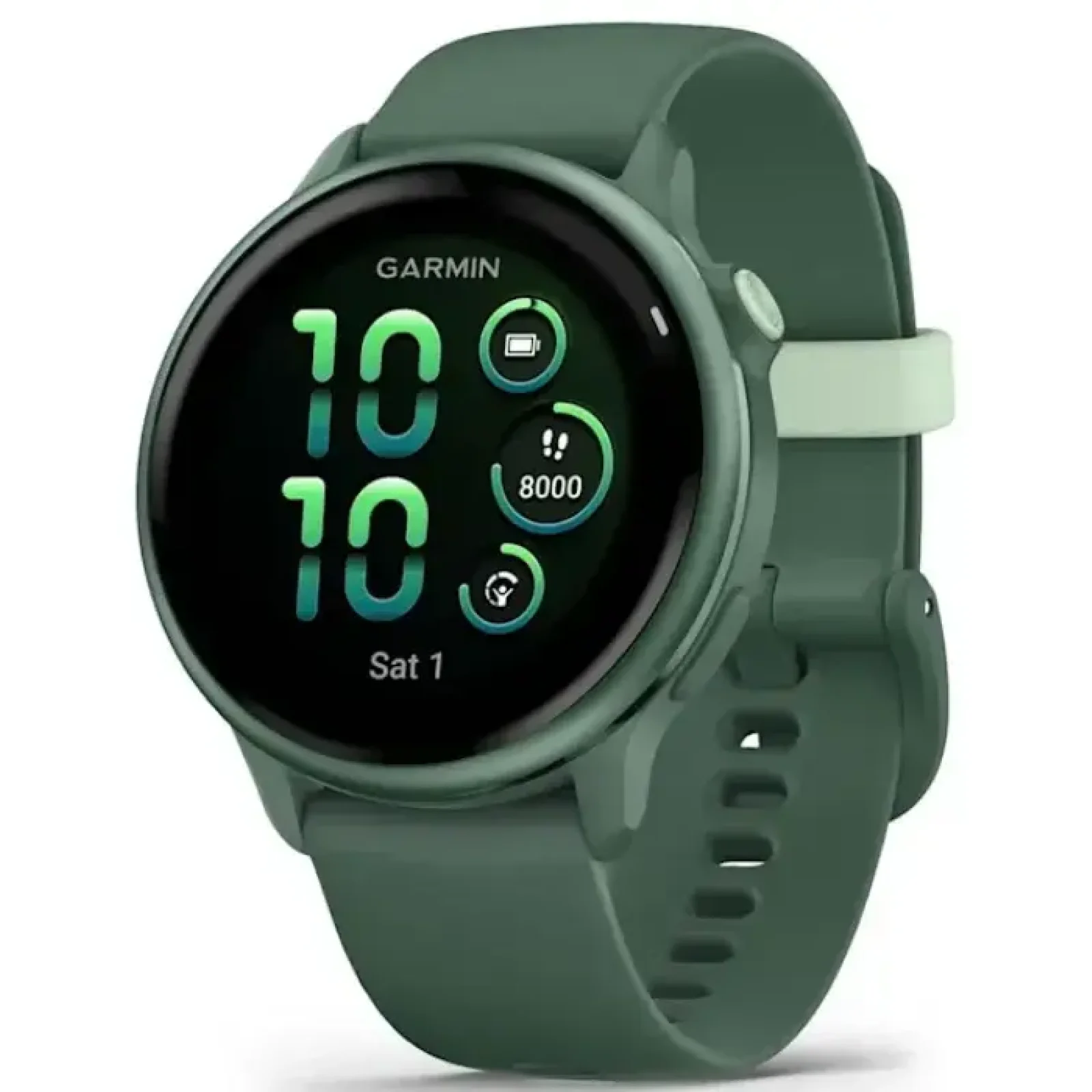 Смарт-годинник Garmin Vivoactive 6 Metallic Jasper Green with Jasper Green Band (010-02985-02)