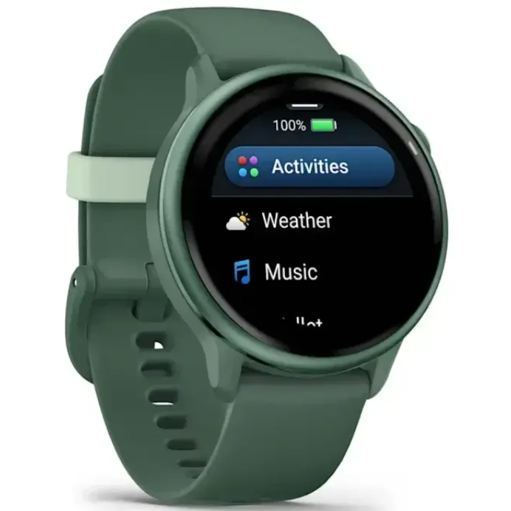 Смарт-годинник Garmin Vivoactive 6 Metallic Jasper Green with Jasper Green Band (010-02985-02)