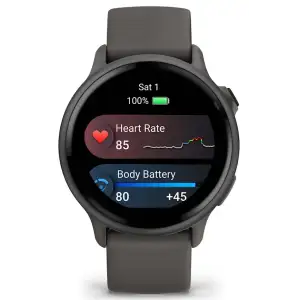 Смарт-часы Garmin Vivoactive 6 Slate with Pebble Grey Band (010-02985-04)