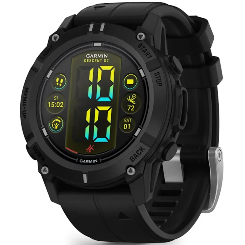 Смарт-годинник Garmin Descent G2 Black with Black Band (010-02986-00)