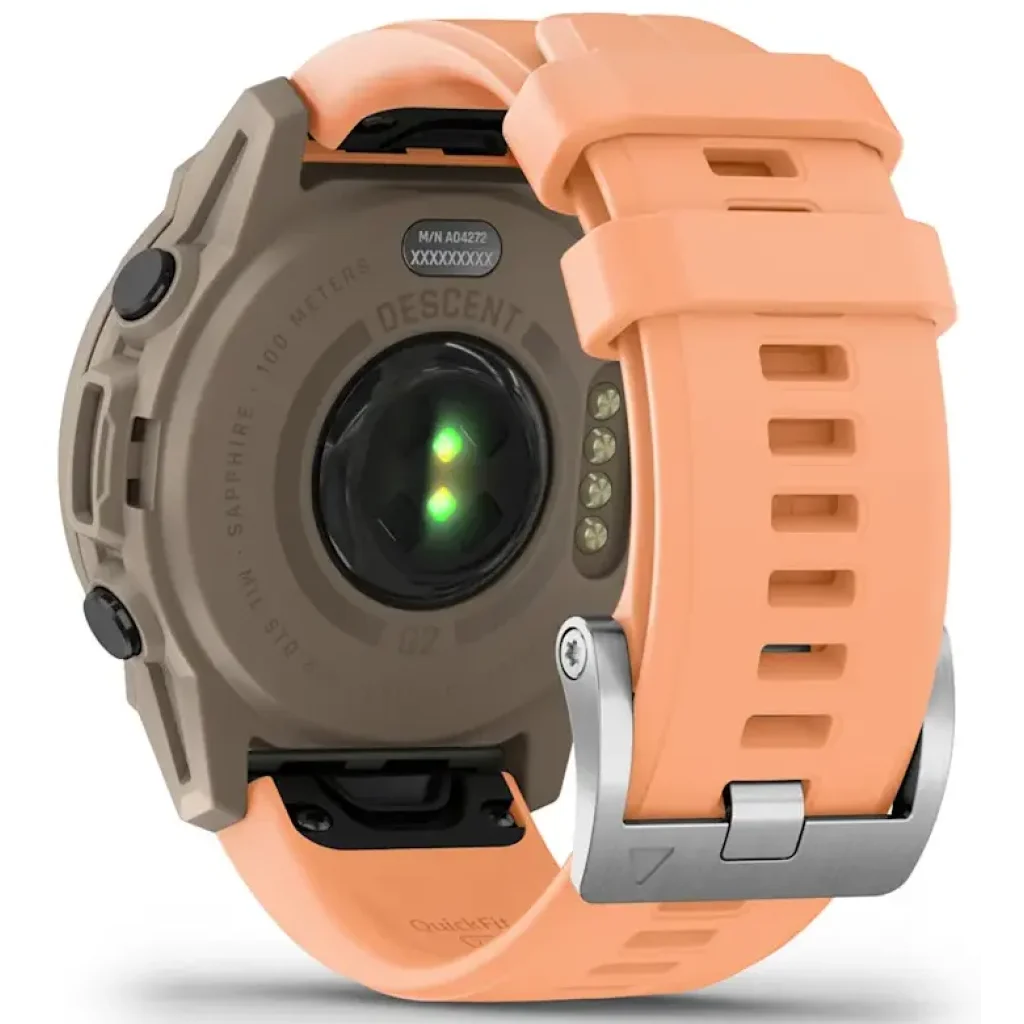 Смарт-годинник Garmin Descent G2 Paloma with Shell Pink Band (010-02986-01)