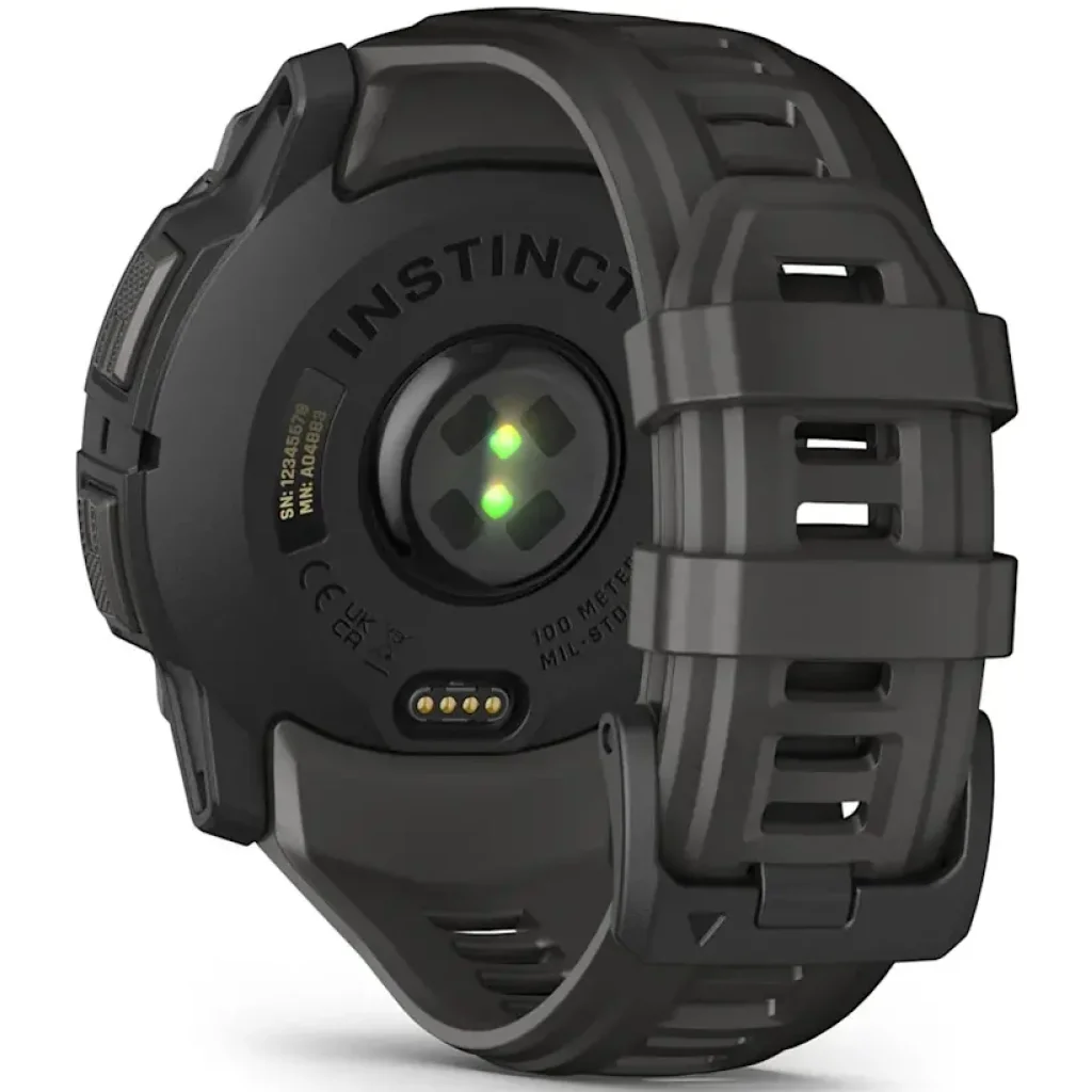 Смарт-годинник Garmin Instinct 3 50mm AMOLED Black with Charcoal Band (010-03020-00)