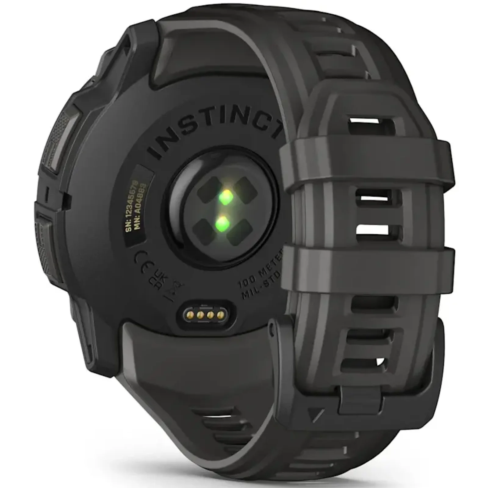 Смарт-часы Garmin Instinct 3 50mm AMOLED Black with Charcoal Band (010-03020-00)