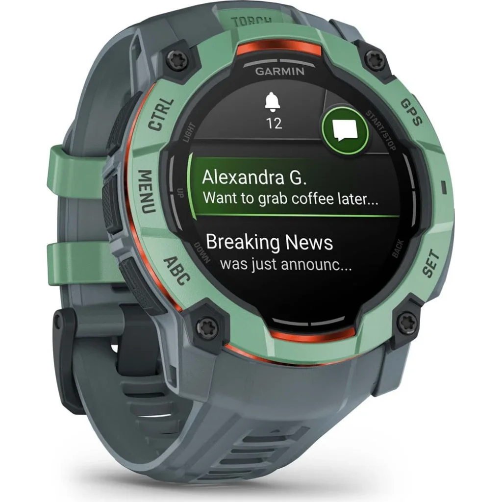 Смарт-годинник Garmin Instinct 3 50mm AMOLED Neo Tropic with Twilight Band (010-03020-01)