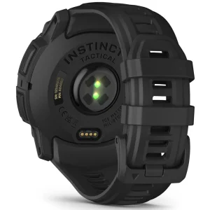 Смарт-годинник Garmin Instinct 3 50mm AMOLED Tactical Edition Black with Black Band (010-03020-50)
