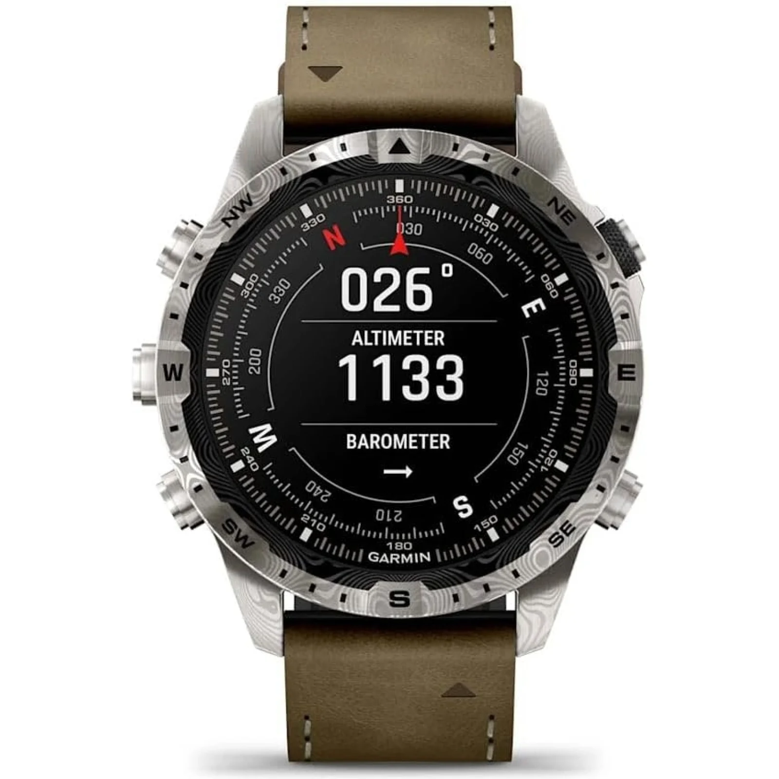 Смарт-часы Garmin MARQ (Gen 2) Adventurer Damascus Steel Edition (010-03393-30/31)