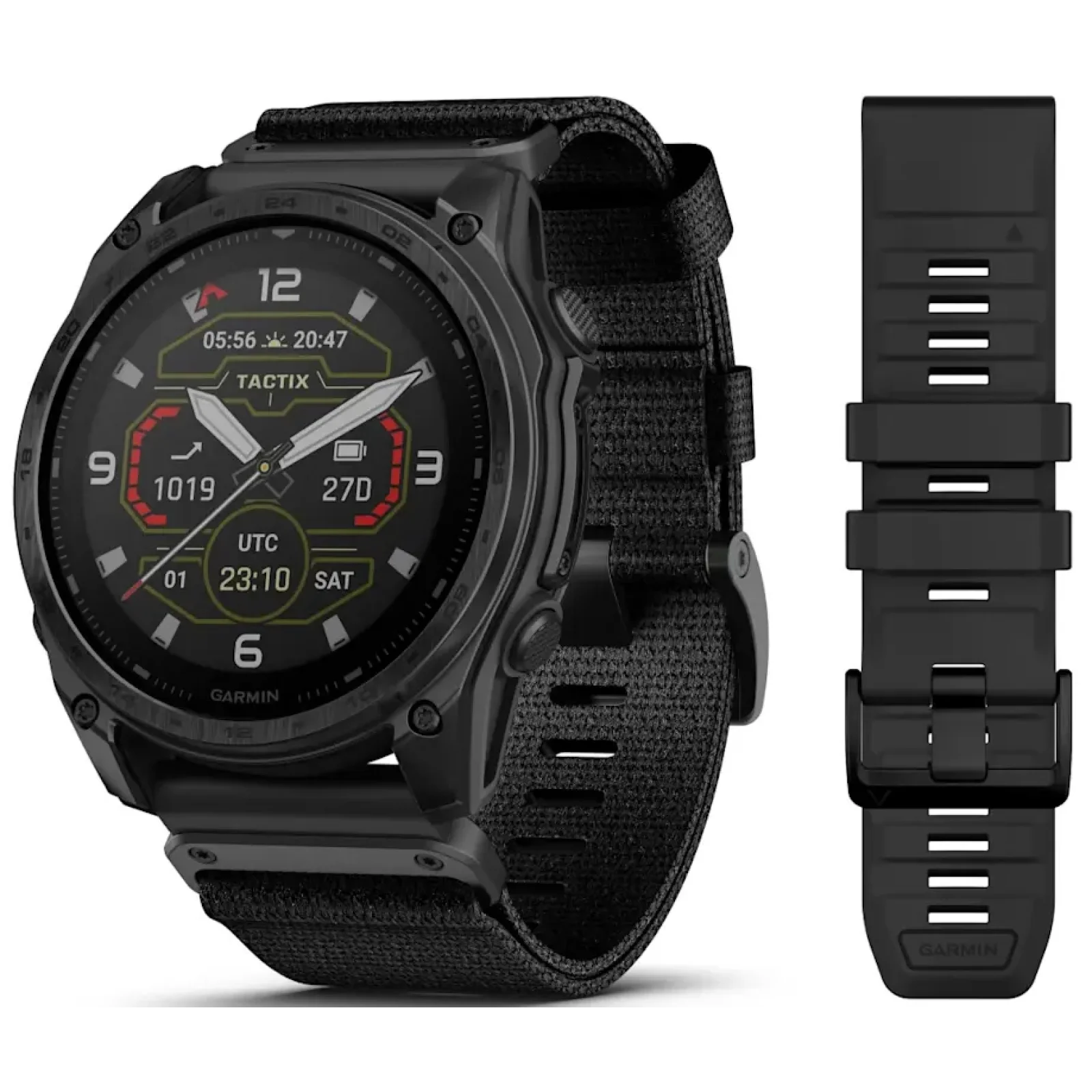 Смарт-годинник Garmin Tactix 8 51mm Solar Includes Applied Ballistics Ultralight Solver (010-03407-00/01)