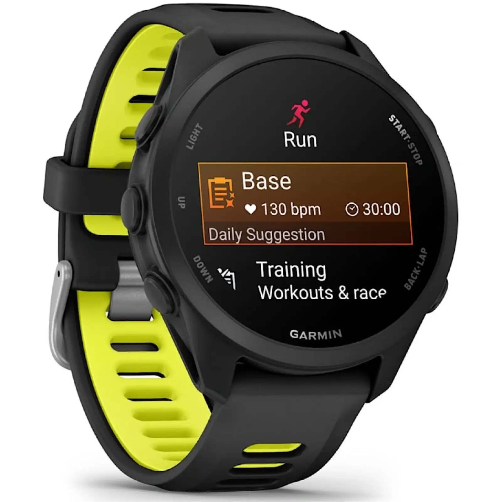Смарт-часы Garmin Forerunner 170 Black/Amp Yellow Band (010-03920-00)