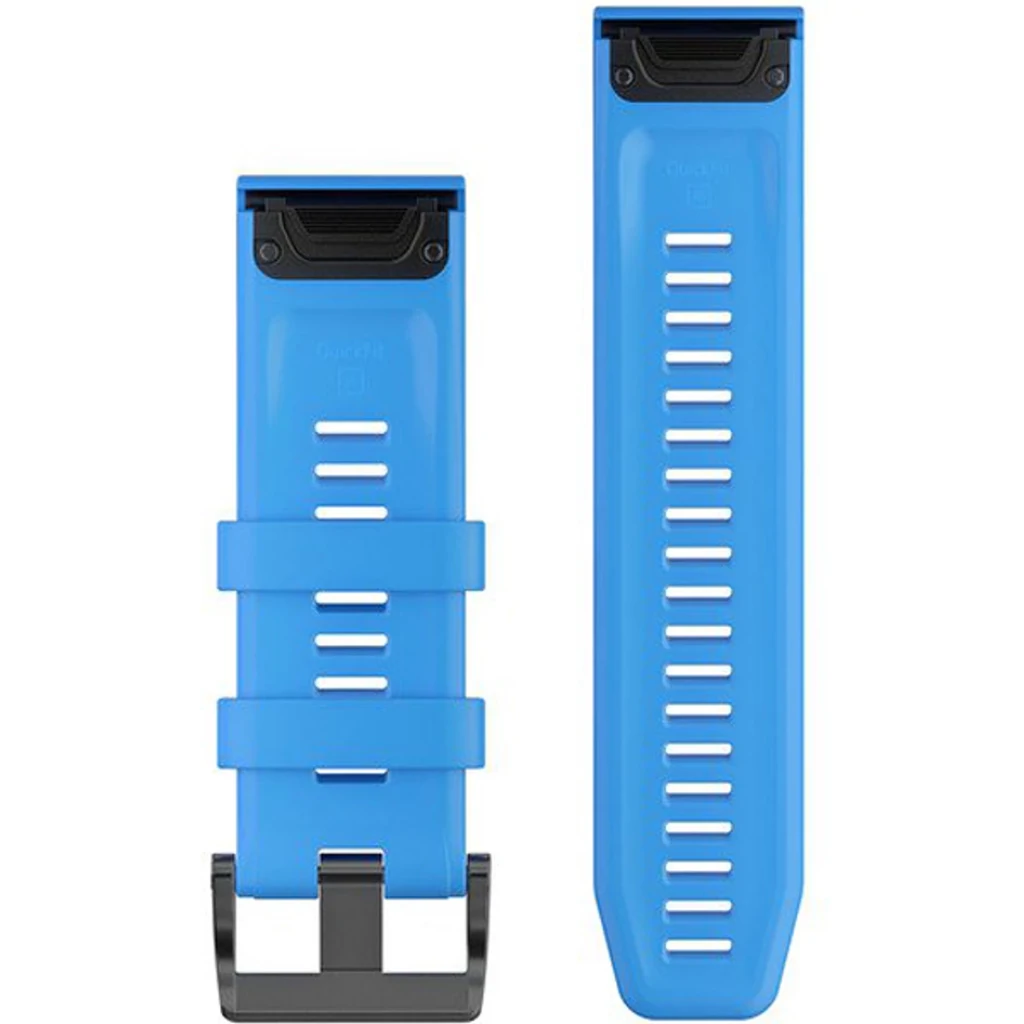 Ремінець Garmin QuickFit 26 Watch Bands Silicone Captain Cyan Blue (010-12741-02)