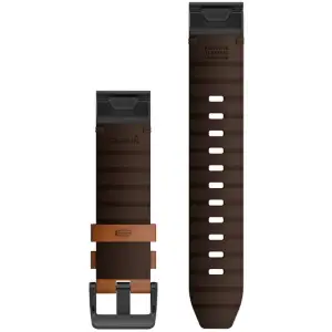 Ремінець Garmin QuickFit 22 Watch Bands Chestnut Leather (010-12863-05)